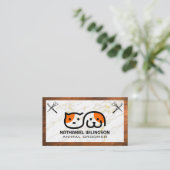 Kattenhond Logo | Hulpmiddelen voor het verzorgen  Visitekaartje (Staand voorkant)