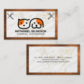 Kattenhond Logo | Hulpmiddelen voor het verzorgen  Visitekaartje (Voorkant / Achterkant)