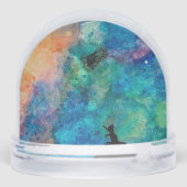 Kattenhond sympathie voor verlies van Wereldbollen Sneeuwbol (Achterkant)