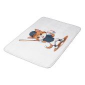 Kattenhonkbalspeler Badmat (Gekanteld)