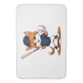 Kattenhonkbalspeler Badmat (Voorkant Verticaal)