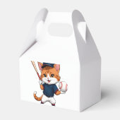 Kattenhonkbalspeler Bedankdoosjes (Achterkant)