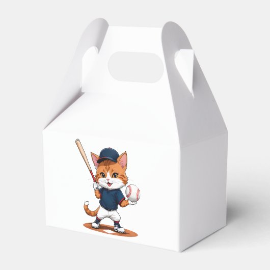 Kattenhonkbalspeler Bedankdoosjes (Voorkant Zijde)