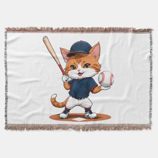 Kattenhonkbalspeler Deken (Voorkant)
