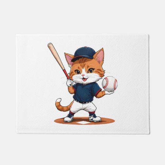 Kattenhonkbalspeler Deurmat (Voorkant)