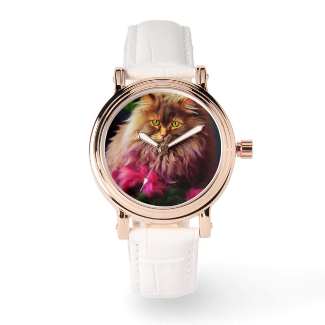 Kattenhorloge voor Cat Mom Horloge (Voorkant)