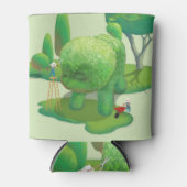 Kattenhoveniers en Groene Dierlijke Struik Blikjeskoeler (Voorkant)