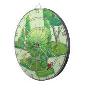 Kattenhoveniers en Groene Dierlijke Struik Dartbord (Voorkant Rechts)