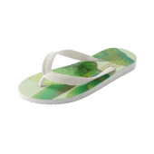 Kattenhoveniers en Groene Dierlijke Struik Kinder Teenslippers (Schuin)