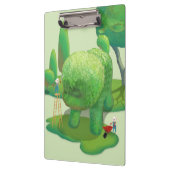 Kattenhoveniers en Groene Dierlijke Struik Klembord (Links)