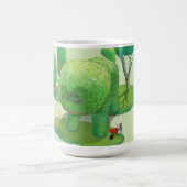 Kattenhoveniers en Groene Dierlijke Struik Koffiemok (Center)