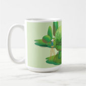 Kattenhoveniers en Groene Dierlijke Struik Koffiemok (Links)