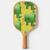 Kattenhoveniers en Groene Dierlijke Struik Pickleball Paddle (Achterkant)