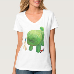 Kattenhoveniers en Groene Dierlijke Struik T-shirt