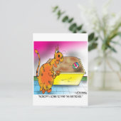 Kattenhuiden paaseieren feestdagenkaart (Staand voorkant)