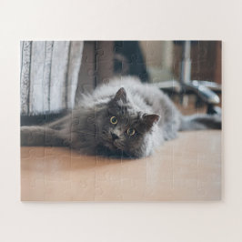 Kattenhuisdier Kitten Plezier Aangepast Legpuzzel