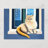 Kattenhuiskunst Briefkaart (Voorkant)