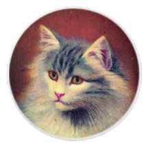  kattenillustratie art nouveau elegant