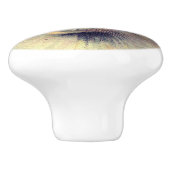  kattenillustratie art nouveau elegant keramische knop (Zijkant)