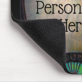  kattenillustratie art nouveau elegant muismat (Hoek)