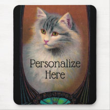 kattenillustratie art nouveau elegant