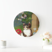  Kattenillustratie met lentevloeren Grote Klok (Huis)