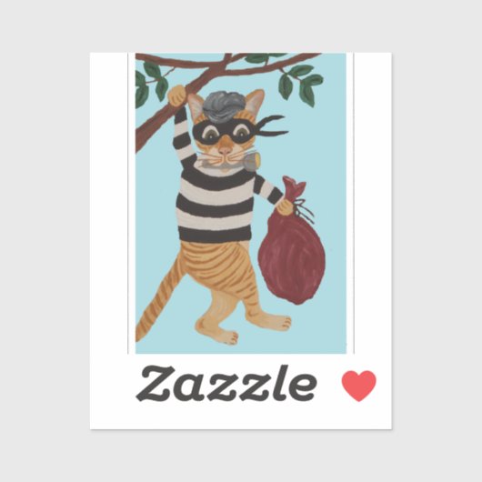 Katteninbreker Sticker (Vel)