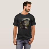 Kattenjacht Regen T-shirt (Voorkant volledig)