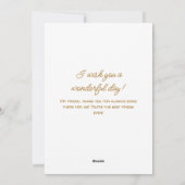 Kattenjong Kat Gelukkige Verjaardag Grappige Moede Feestdagenkaart (Achterkant)