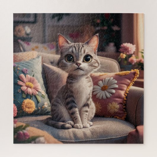 Kattenjong Legpuzzel (Verticaal)