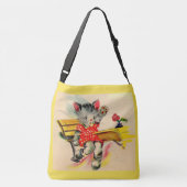 kattenjongen crossbody tas (Achterkant)