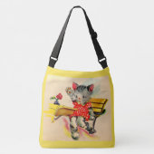 kattenjongen crossbody tas (Voorkant)