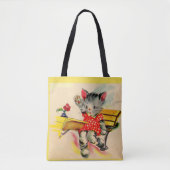kattenjongen tote bag (Voorkant)