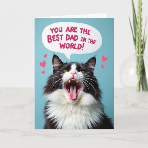Kattenkaart: Beste Papa van de Wereld Kaart