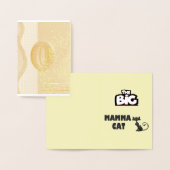 Kattenkaarten zwart-wit ontwerp folie kaarten (Display)