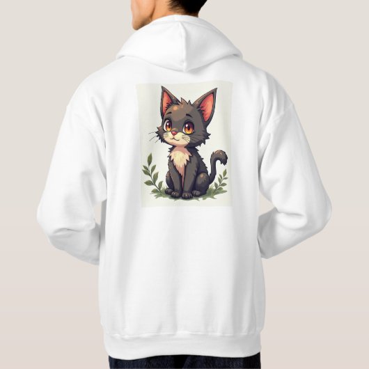 kattenkap hoodie (Achterkant)