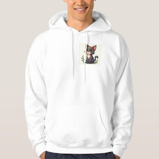 kattenkap hoodie (Voorkant)