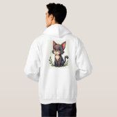 kattenkap hoodie (Achterkant volledig)