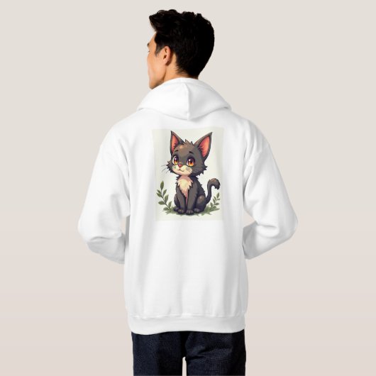kattenkap hoodie (Achterkant volledig)
