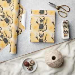 Kattenkapsalon Huisdierverzorging voor kattenliefh Cadeaupapier