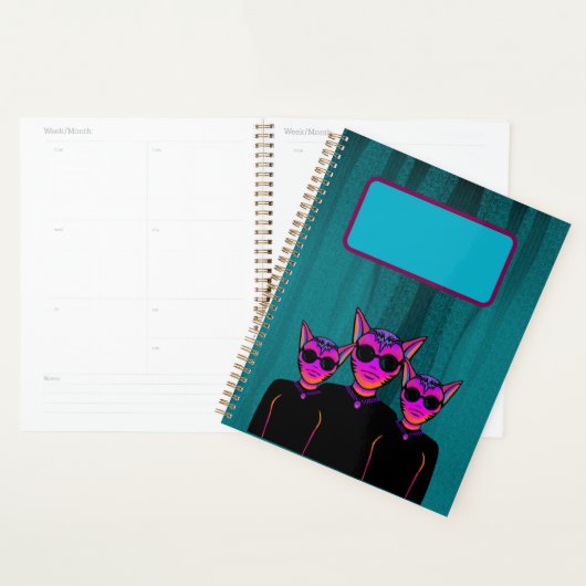 Kattenkarakter Planner (Display)