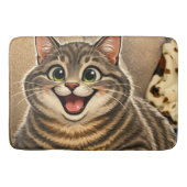 Kattenkarikatuur Badmat (Voorkant)