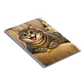 Kattenkarikatuur Notitieboek (Rechterzijde)