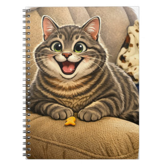Kattenkarikatuur Notitieboek