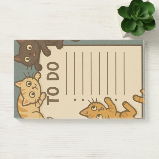 Kattenkat Notitieblok Takenlijst Post-it® Notes (Kantoor)