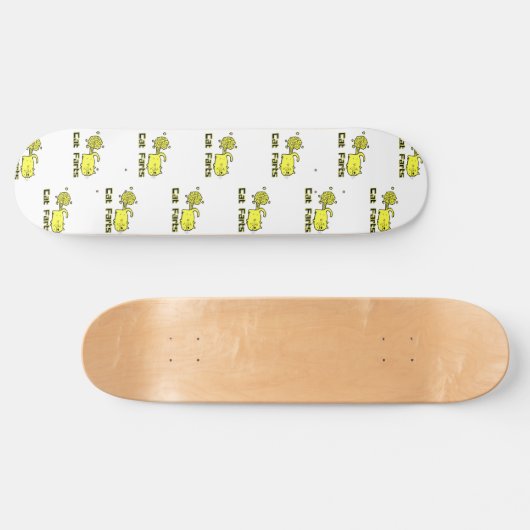 Kattenkatten humor schattige katten persoonlijk skateboard (Horizontaal)