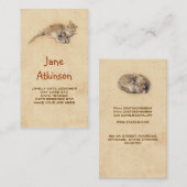 kattenkatten visitekaartje (Voorkant / Achterkant)