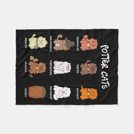 Kattenkatten voor kattendeksel fleece deken (Voorkant (Horizontaal))