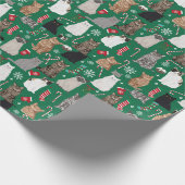 Kattenkattenkattenpatroon Cadeaupapier (Hoek)