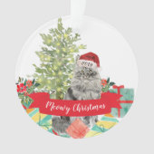 KattenKerst Maine Coon Kat Ornament (voorkant)